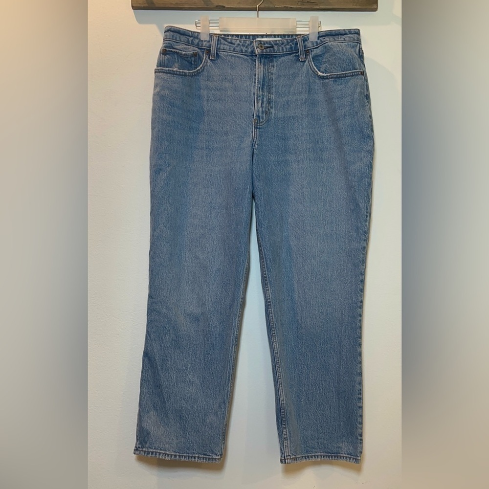 Abercrombie and Fitch the vintage straight high-rise curve love size 33 - Picture 2 of 6